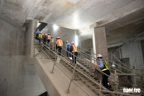 Cửa lấy sáng - điểm nhấn của nhà ga metro trung tâm Bến Thành - Ảnh 8. Cửa lấy sáng - điểm nhấn của nhà ga metro trung tâm Bến Thành - Ảnh 8.