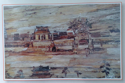 Họa sĩ tranh bẹ chuối Văn Đắc ra tập tranh Ký ức thời gian - Ảnh 1. Họa sĩ tranh bẹ chuối Văn Đắc ra tập tranh Ký ức thời gian - Ảnh 1.