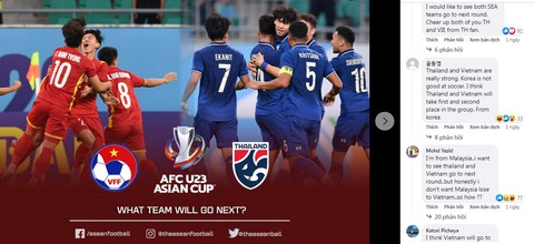 Cổ động viên châu Á: U23 Việt Nam và Thái Lan sẽ vào tứ kết... làm rạng danh Đông Nam Á - Ảnh 1. Cổ động viên châu Á: U23 Việt Nam và Thái Lan sẽ vào tứ kết... làm rạng danh Đông Nam Á - Ảnh 1.