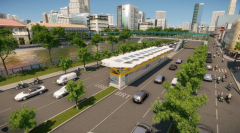Nghiên cứu sử dụng xe buýt điện cho tuyến BRT số 1 TP.HCM - Ảnh 1. Nghiên cứu sử dụng xe buýt điện cho tuyến BRT số 1 TP.HCM - Ảnh 1.