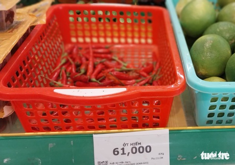 Giá cả hằng ngày 9-6: Giá ớt tăng 15.000 đồng/kg; Rau củ Đà Lạt giá vẫn còn cao - Ảnh 2. Giá cả hằng ngày 9-6: Giá ớt tăng 15.000 đồng/kg; Rau củ Đà Lạt giá vẫn còn cao - Ảnh 2.