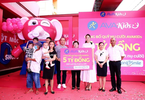 AVAKids góp 5 tỉ đồng phẫu thuật nụ cười cho trẻ em Việt - Ảnh 1. AVAKids góp 5 tỉ đồng phẫu thuật nụ cười cho trẻ em Việt - Ảnh 1.
