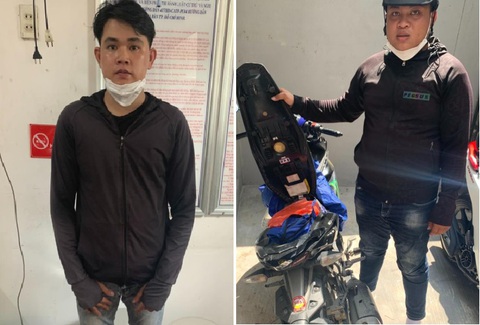 Công an khống chế 2 thanh niên tạt mắm tôm, ném tờ rơi đòi nợ - Ảnh 1. Công an khống chế 2 thanh niên tạt mắm tôm, ném tờ rơi đòi nợ - Ảnh 1.