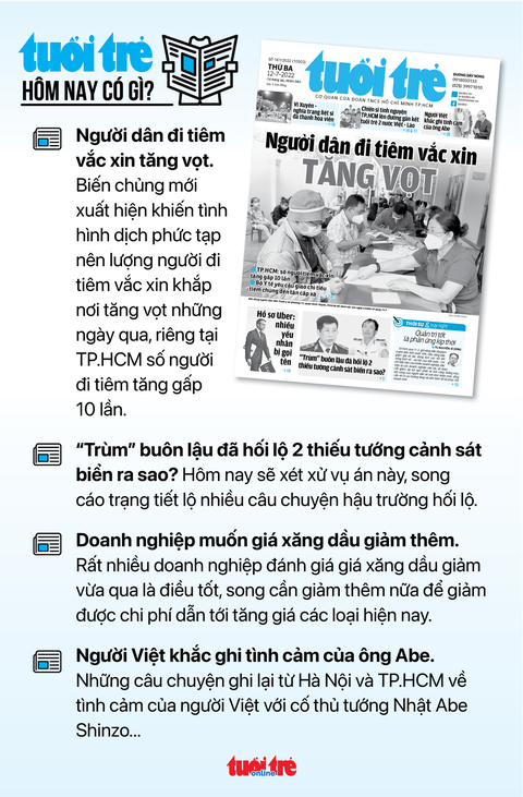 Tin sáng 12-7: Xét xử 2 cựu thiếu tướng cảnh sát biển nhận hối lộ; Trình loạt dự án KCN mới - Ảnh 5. Tin sáng 12-7: Xét xử 2 cựu thiếu tướng cảnh sát biển nhận hối lộ; Trình loạt dự án KCN mới - Ảnh 5.