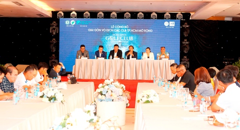Hội Golf TP.HCM lần đầu tổ chức một giải quy mô lớn - Ảnh 1. Hội Golf TP.HCM lần đầu tổ chức một giải quy mô lớn - Ảnh 1.