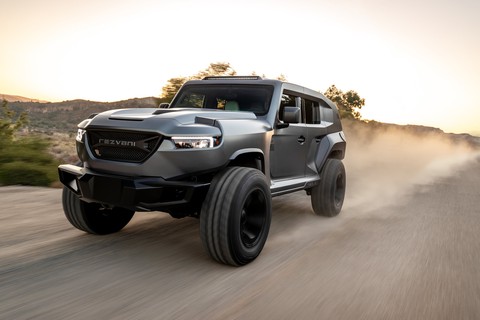 Rezvani Tank - Siêu SUV có thể tung bom khói, tay nắm cửa giật điện - Ảnh 3. Rezvani Tank - Siêu SUV có thể tung bom khói, tay nắm cửa giật điện - Ảnh 3.