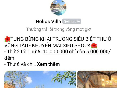Công an vào cuộc vụ hàng trăm khách bị lừa tiền đặt cọc Helios Villa ở Vũng Tàu - Ảnh 1. Công an vào cuộc vụ hàng trăm khách bị lừa tiền đặt cọc Helios Villa ở Vũng Tàu - Ảnh 1.