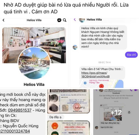 Công an vào cuộc vụ hàng trăm khách bị lừa tiền đặt cọc Helios Villa ở Vũng Tàu - Ảnh 3. Công an vào cuộc vụ hàng trăm khách bị lừa tiền đặt cọc Helios Villa ở Vũng Tàu - Ảnh 3.