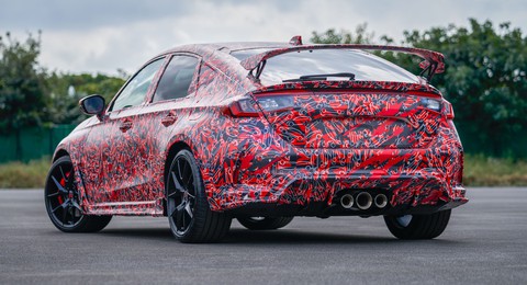 Ảnh Honda Civic 2023 bản hiệu suất cao vô tình lộ diện trước ngày ra mắt - Ảnh 2. Ảnh Honda Civic 2023 bản hiệu suất cao vô tình lộ diện trước ngày ra mắt - Ảnh 2.