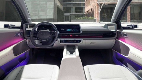 Hyundai Ioniq 6 trình làng: Chạy hơn 600 km mới phải sạc, sáng cửa về Việt Nam - Ảnh 11. Hyundai Ioniq 6 trình làng: Chạy hơn 600 km mới phải sạc, sáng cửa về Việt Nam - Ảnh 11.
