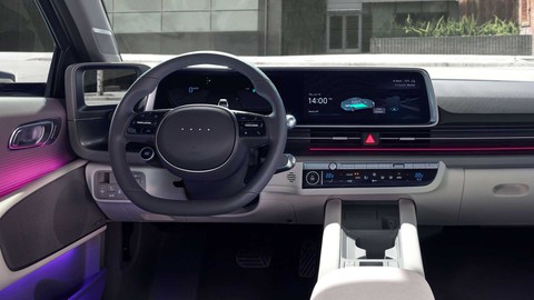 Hyundai Ioniq 6 trình làng: Chạy hơn 600 km mới phải sạc, sáng cửa về Việt Nam - Ảnh 6. Hyundai Ioniq 6 trình làng: Chạy hơn 600 km mới phải sạc, sáng cửa về Việt Nam - Ảnh 6.