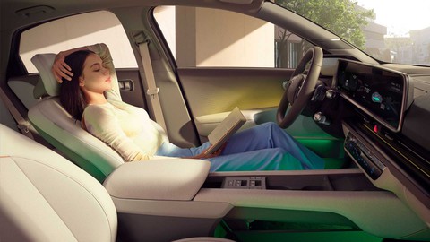 Hyundai Ioniq 6 trình làng: Chạy hơn 600 km mới phải sạc, sáng cửa về Việt Nam - Ảnh 21. Hyundai Ioniq 6 trình làng: Chạy hơn 600 km mới phải sạc, sáng cửa về Việt Nam - Ảnh 21.