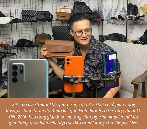 Tăng doanh thu 40% nhờ Livestream trên sàn thương mại điện tử - Ảnh 2. Tăng doanh thu 40% nhờ Livestream trên sàn thương mại điện tử - Ảnh 2.