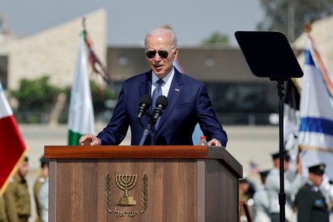 Ông Biden tuyên bố cứng: Không loại trừ dùng vũ lực để ngăn hạt nhân Iran - Ảnh 1. Ông Biden tuyên bố cứng: Không loại trừ dùng vũ lực để ngăn hạt nhân Iran - Ảnh 1.