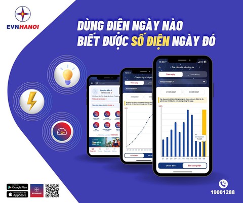 ‘Một chạm’ cho khách hàng, dùng điện mùa nóng không lo tiền điện tăng cao - Ảnh 3. ‘Một chạm’ cho khách hàng, dùng điện mùa nóng không lo tiền điện tăng cao - Ảnh 3.