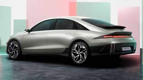 Hyundai Ioniq 6 trình làng: Chạy hơn 600 km mới phải sạc, sáng cửa về Việt Nam - Ảnh 4. Hyundai Ioniq 6 trình làng: Chạy hơn 600 km mới phải sạc, sáng cửa về Việt Nam - Ảnh 4.