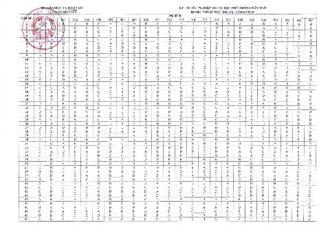 Đáp án chính thức các môn thi trắc nghiệm kỳ thi tốt nghiệp THPT 2022 - Ảnh 10. Đáp án chính thức các môn thi trắc nghiệm kỳ thi tốt nghiệp THPT 2022 - Ảnh 10.