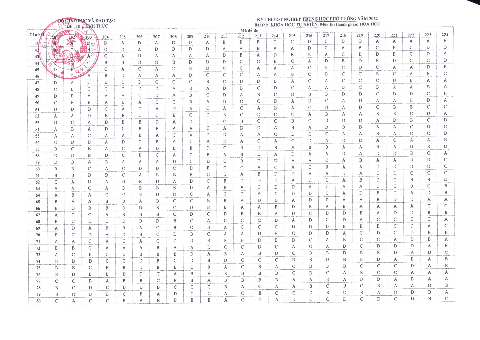 Đáp án chính thức các môn thi trắc nghiệm kỳ thi tốt nghiệp THPT 2022 - Ảnh 4. Đáp án chính thức các môn thi trắc nghiệm kỳ thi tốt nghiệp THPT 2022 - Ảnh 4.