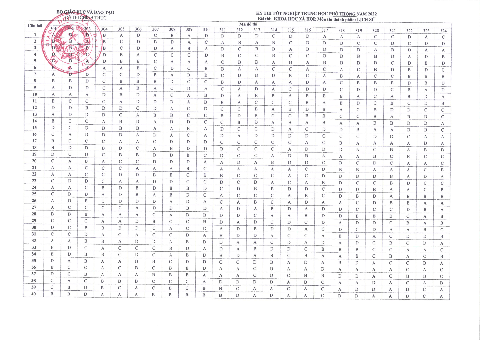Đáp án chính thức các môn thi trắc nghiệm kỳ thi tốt nghiệp THPT 2022 - Ảnh 6. Đáp án chính thức các môn thi trắc nghiệm kỳ thi tốt nghiệp THPT 2022 - Ảnh 6.