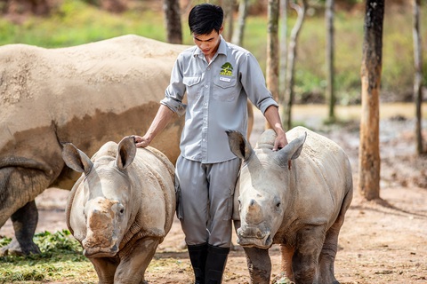 Biệt đội phản ứng nhanh của Vinpearl Safari Phú Quốc - Ảnh 4. Biệt đội phản ứng nhanh của Vinpearl Safari Phú Quốc - Ảnh 4.