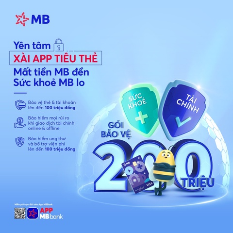 MB tăng gói bảo vệ tài khoản và sức khỏe cho chủ thẻ tín dụng - Ảnh 2. MB tăng gói bảo vệ tài khoản và sức khỏe cho chủ thẻ tín dụng - Ảnh 2.