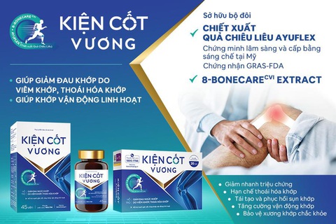 3 lý do chọn Kiện Cốt Vương cho người bị viêm khớp, thoái hoá khớp - Ảnh 1. 3 lý do chọn Kiện Cốt Vương cho người bị viêm khớp, thoái hoá khớp - Ảnh 1.