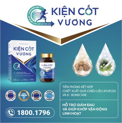 3 lý do chọn Kiện Cốt Vương cho người bị viêm khớp, thoái hoá khớp - Ảnh 2. 3 lý do chọn Kiện Cốt Vương cho người bị viêm khớp, thoái hoá khớp - Ảnh 2.