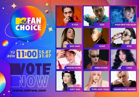 Bảo Anh, K-ICM được đề cử MTV Fan Choice; Ngọc Trinh, Kiều Minh Tuấn đóng cặp trong Duyên ma - Ảnh 7. Bảo Anh, K-ICM được đề cử MTV Fan Choice; Ngọc Trinh, Kiều Minh Tuấn đóng cặp trong Duyên ma - Ảnh 7.
