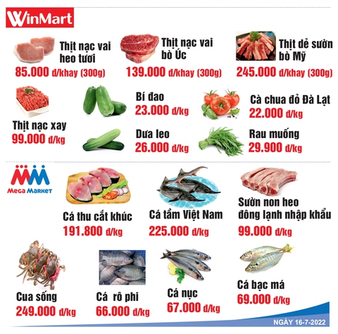 Giá cả hằng ngày 16-7: Siêu thị tiếp tục khuyến mãi; Giá heo hơi lập đỉnh 72.000 đồng/kg - Ảnh 7. Giá cả hằng ngày 16-7: Siêu thị tiếp tục khuyến mãi; Giá heo hơi lập đỉnh 72.000 đồng/kg - Ảnh 7.