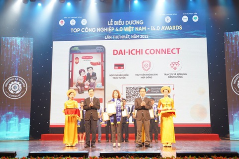 Dai-ichi Life Việt Nam nhận giải Top doanh nghiệp công nghiệp 4.0 Việt Nam - Ảnh 1. Dai-ichi Life Việt Nam nhận giải Top doanh nghiệp công nghiệp 4.0 Việt Nam - Ảnh 1.