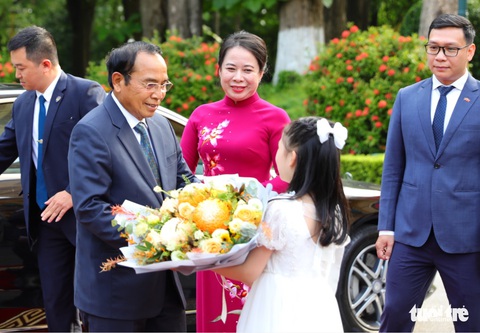 Chủ tịch nước, Phó chủ tịch nước gặp Phó chủ tịch nước Lào - Ảnh 3. Chủ tịch nước, Phó chủ tịch nước gặp Phó chủ tịch nước Lào - Ảnh 3.