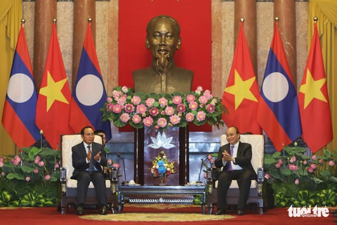 Chủ tịch nước, Phó chủ tịch nước gặp Phó chủ tịch nước Lào - Ảnh 2. Chủ tịch nước, Phó chủ tịch nước gặp Phó chủ tịch nước Lào - Ảnh 2.