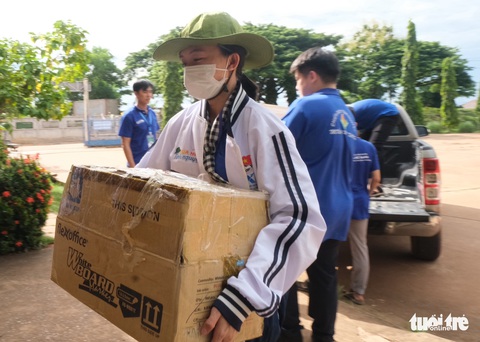 Dấu ấn Mùa hè xanh trên đất bạn Lào của chiến sĩ tình nguyện TP.HCM - Ảnh 5. Dấu ấn Mùa hè xanh trên đất bạn Lào của chiến sĩ tình nguyện TP.HCM - Ảnh 5.