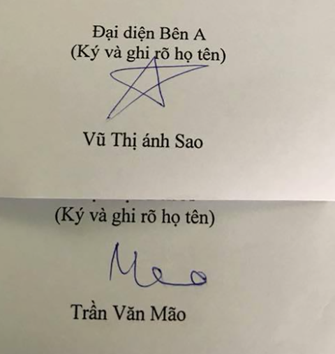 Đỡ không nổi với loạt chữ ký bá đạo nhất Việt Nam - Ảnh 1. Đỡ không nổi với loạt chữ ký bá đạo nhất Việt Nam - Ảnh 1.
