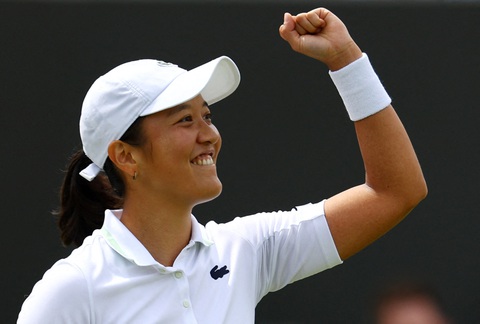 Tay vợt nữ gốc Việt Harmony Tan vào vòng 4 Wimbledon 2022 - Ảnh 1. Tay vợt nữ gốc Việt Harmony Tan vào vòng 4 Wimbledon 2022 - Ảnh 1.