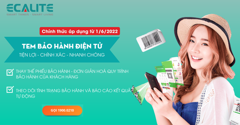 Ecalite triển khai hệ thống bảo hành điện tử thông minh - Ảnh 1. Ecalite triển khai hệ thống bảo hành điện tử thông minh - Ảnh 1.