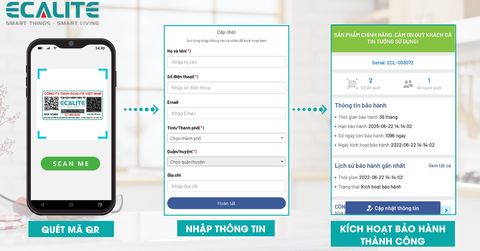 Ecalite triển khai hệ thống bảo hành điện tử thông minh - Ảnh 3. Ecalite triển khai hệ thống bảo hành điện tử thông minh - Ảnh 3.