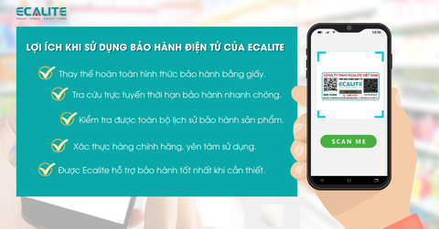 Ecalite triển khai hệ thống bảo hành điện tử thông minh - Ảnh 5. Ecalite triển khai hệ thống bảo hành điện tử thông minh - Ảnh 5.