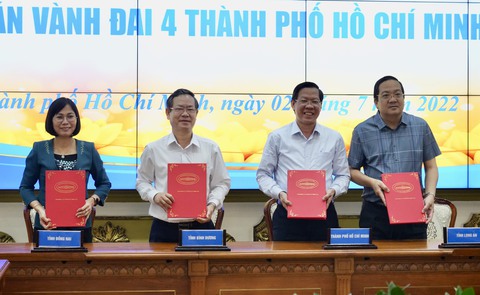 4 địa phương ký kết kế hoạch làm đường vành đai 3 TP.HCM - Ảnh 1. 4 địa phương ký kết kế hoạch làm đường vành đai 3 TP.HCM - Ảnh 1.