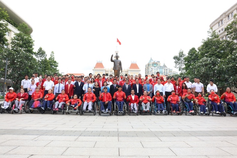 Đoàn thể thao người khuyết tật Việt Nam tham dự ASEAN Para Games 11 - Ảnh 1. Đoàn thể thao người khuyết tật Việt Nam tham dự ASEAN Para Games 11 - Ảnh 1.