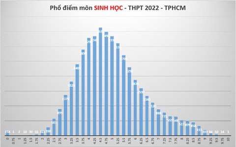 Phổ điểm thi tốt nghiệp THPT 2022 của học sinh TP.HCM như thế nào? - Ảnh 5. Phổ điểm thi tốt nghiệp THPT 2022 của học sinh TP.HCM như thế nào? - Ảnh 5.