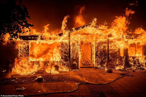 Cháy rừng kinh hoàng ở California, hơn 10.000 người sơ tán - Ảnh 3. Cháy rừng kinh hoàng ở California, hơn 10.000 người sơ tán - Ảnh 3.