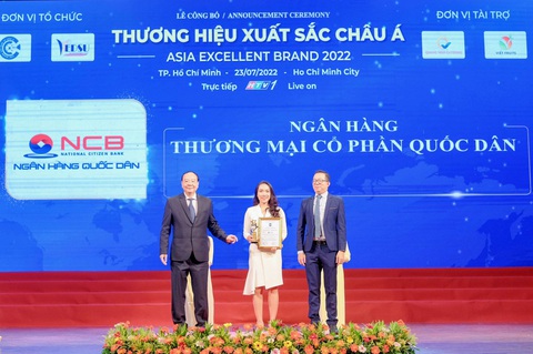 NCB lọt Top 10 Thương hiệu xuất sắc Châu Á - Ảnh 1. NCB lọt Top 10 Thương hiệu xuất sắc Châu Á - Ảnh 1.