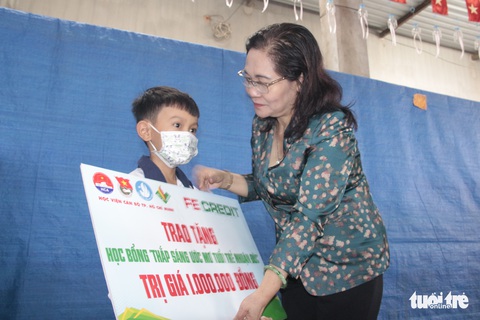Bà Nguyễn Thị Lệ thăm gia đình chính sách và chiến sĩ tình nguyện hè TP.HCM - Ảnh 2. Bà Nguyễn Thị Lệ thăm gia đình chính sách và chiến sĩ tình nguyện hè TP.HCM - Ảnh 2.