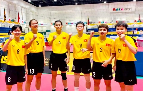 Đánh bại chủ nhà Thái Lan, cầu mây 4 nữ Việt Nam giành huy chương vàng thế giới - Ảnh 1. Đánh bại chủ nhà Thái Lan, cầu mây 4 nữ Việt Nam giành huy chương vàng thế giới - Ảnh 1.