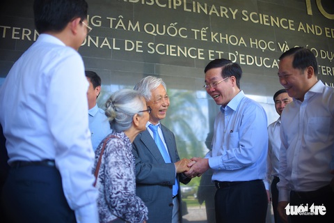 Thường trực Ban Bí thư Võ Văn Thưởng thăm Trung tâm khoa học ICISE - Ảnh 1. Thường trực Ban Bí thư Võ Văn Thưởng thăm Trung tâm khoa học ICISE - Ảnh 1.