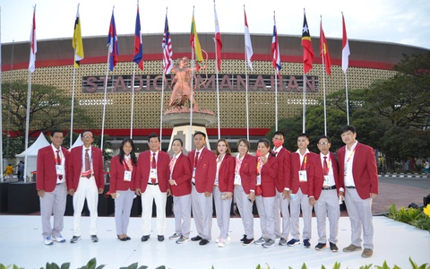 Thượng cờ đoàn thể thao người khuyết tật Việt Nam tại ASEAN Para Games 11 - Ảnh 1. Thượng cờ đoàn thể thao người khuyết tật Việt Nam tại ASEAN Para Games 11 - Ảnh 1.
