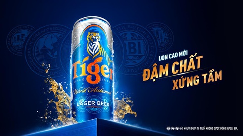 Tiger Beer mang đến trải nghiệm đậm chất xứng tầm trong sản phẩm lon cao mới - Ảnh 1. Tiger Beer mang đến trải nghiệm đậm chất xứng tầm trong sản phẩm lon cao mới - Ảnh 1.