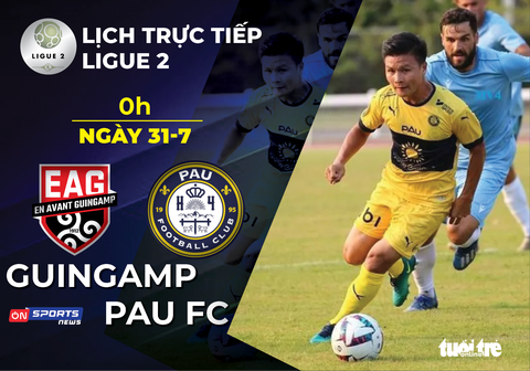 Lịch trực tiếp Pau FC và Quang Hải tại Ligue II - Ảnh 1. Lịch trực tiếp Pau FC và Quang Hải tại Ligue II - Ảnh 1.