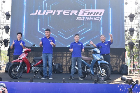 Jupiter Finn - mẫu xe số trang bị hệ thống phanh kết hợp UBS tại Việt Nam - Ảnh 1. Jupiter Finn - mẫu xe số trang bị hệ thống phanh kết hợp UBS tại Việt Nam - Ảnh 1.